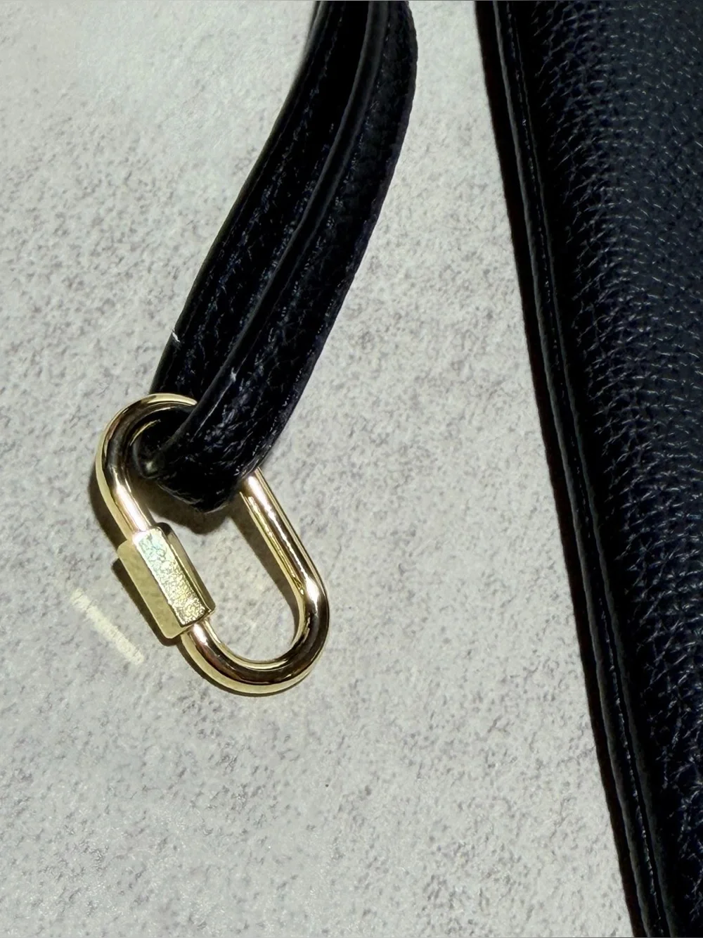 Sephora Collection Black Pebbled Wristlet Cosmetic Bag